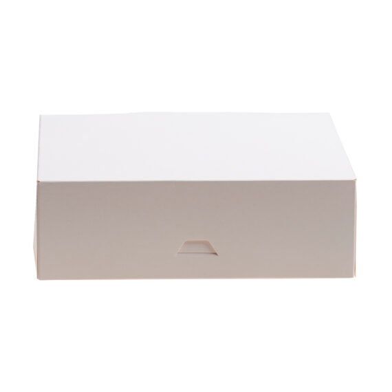 Weisse Tortenschachtel aus Karton 28X28X8CM - Image 3