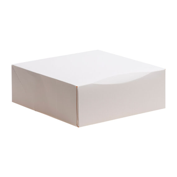 Weisse Tortenschachtel aus Karton 28X28X8CM - Image 5