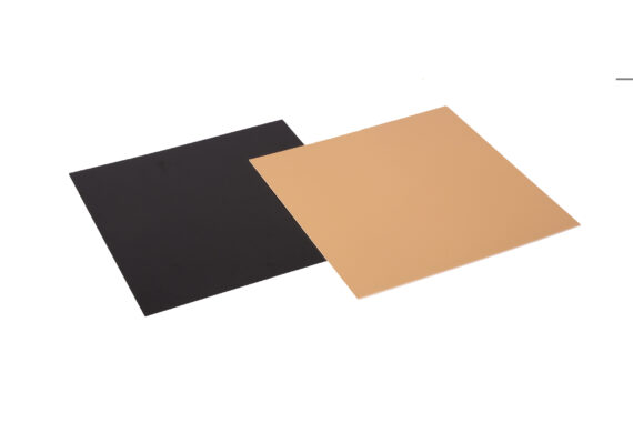 Tortenunterlage gold-schwarz 28x28cm eckig